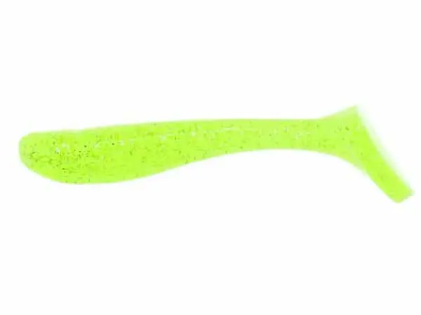 Bass Assassin 2-Inch Chartreuse Silver Glitter Swim Bait Assassin