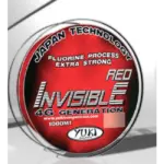Yuki Invisible Red 4G Fluo coated nylon 2000 mtr-0