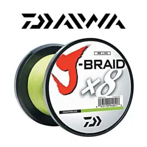Daiwa J-Braid X8 Chartreuse 100 mtr
