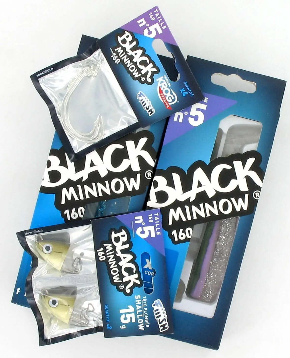 Fiiish Black Minnow Maat 5 (160mm)