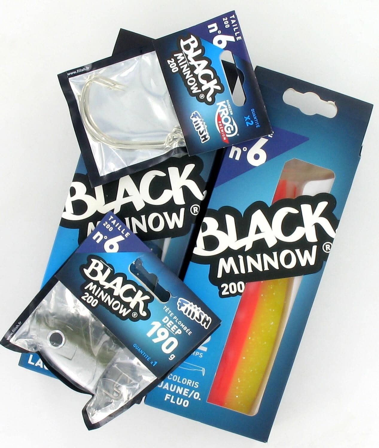Fiiish Black Minnow Maat 6 (200mm)