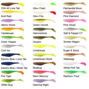 Bass Assassin / Walleye Assassin 4-inch Sea Shads