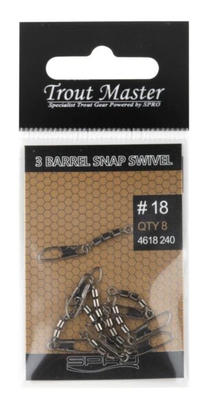 Spro Trout Master 3 Barrel Snap Swivel