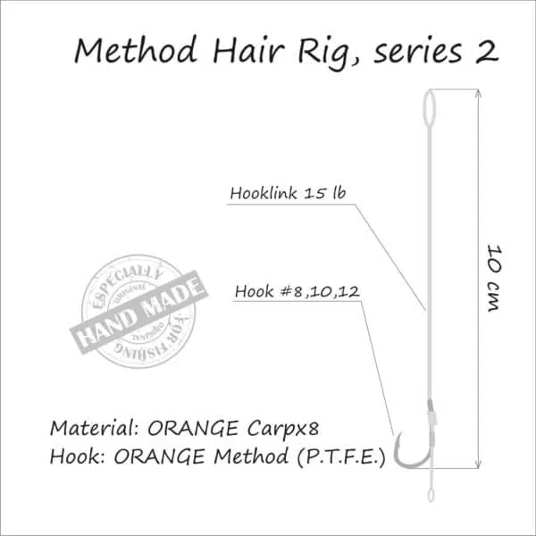 Orange Method Hair Rigs Bearky Rig (serie 2)