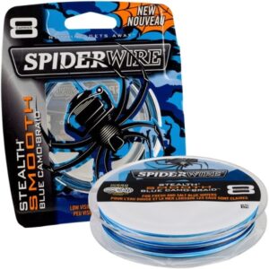 Spiderwire Stealth Smooth 8 Blue Camo Braid 30mm