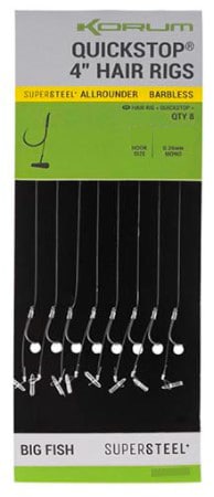 Korum Supersteel Big Fish Quickstop Hair Rigs