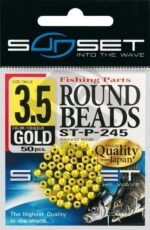 Sunset Round Beads