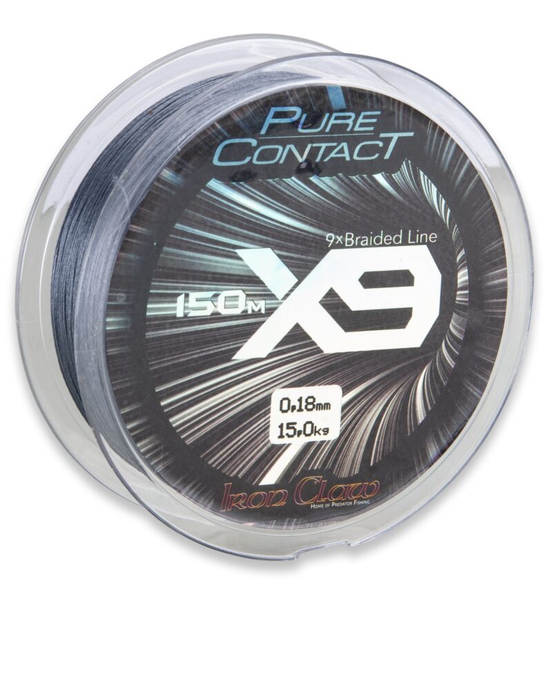 Iron Claw Gevlochten Lijn Pure Contact X9 Grey