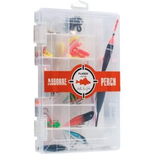 Fladen Target Perch box met kunstaas en accessoires