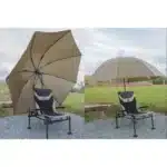 Korum 50in Graphite Brolly