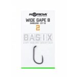 Korda Basix Wide Gape Barbless (10 stuks)