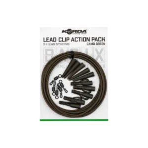 Korda Basix Lead Clip Action Pack Camo Green