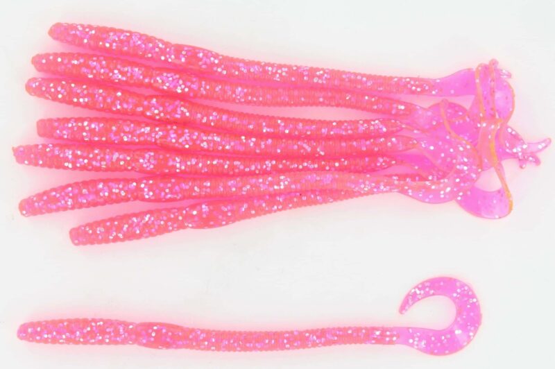 Curl Tail Worms Per 25 Stuks - Afbeelding 2