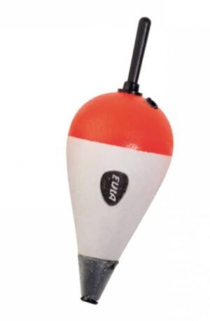 Evia Rood/Wit verzwaarde Dobber