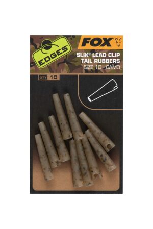 FOX EDGES™ CAMO SLIK LEAD CLIP TAIL RUBBER (SIZE 10)