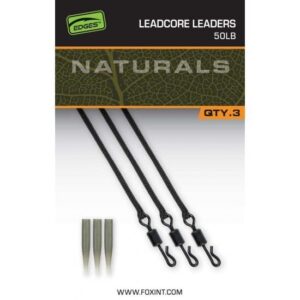 Fox Edges Naturals Leadcore Leaders 3x