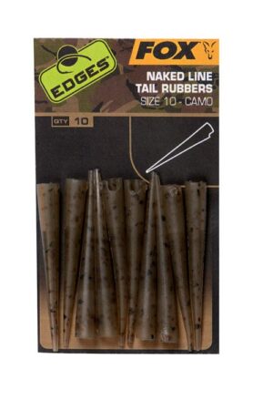 FOX EDGES™ CAMO NAKED LINE TAIL RUBBERS SZ 10