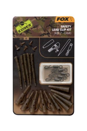FOX EDGES™ CAMO SAFETY LEAD CLIP KIT (SIZE 7)
