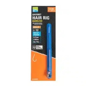 Preston KKH-B Bayonet Hair Rigs-Barbless