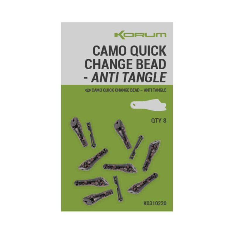 Korum Camo Quick Change Bead Anti Tangle (8 Stuks) - Afbeelding 2