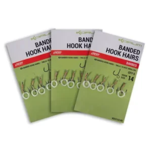 Korum Banded Hook Hairs Barbed
