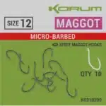 KORUM XPERT MAGGOT MICRO BARBED