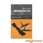 Life Orange Helicopter Rig 50cm 2 STUKS
