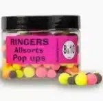 Ringers Boilies Allsorts Pop Up 8mm & 10mm (100g)