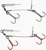 Savage Gear Carbon49 Corkscrew Stinger 2 stuks