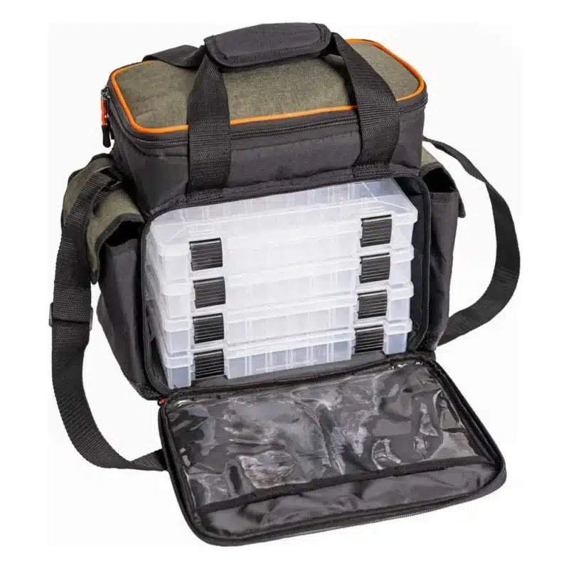 Kinetic lure bag large + 4 boxen