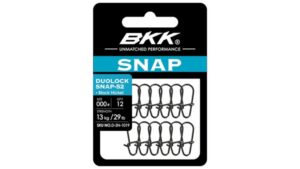 BKK Wide Duolock Snap-52 Black Nickel Swivels (12 Stuks)